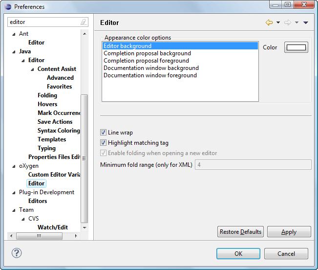 Configuring the Application 327 Reset Global Options - Restores the preferences set to Customized Default Options layer, or if this level is not defined, to Default Options layer.
