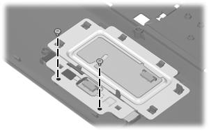 Where used: 2 screws that secure the TouchPad bracket and TouchPad