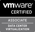 VMware Certified Associate VCA-DV (Datacenter Virtualization) New vsphere certification track Authorized training not required Register with VMware to sit the exam Pass the VMware VCA-DV exam 50