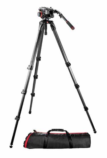 SINGLE CARBON LEG SYSTEMS Simple words for an exceptionally flexible Manfrotto system.