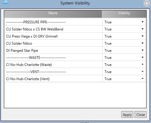 System Visibility This option gives you the ability to hide a system or systems you do not want to use or show up in the SysQue Systems Drop down.
