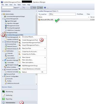 3.3 Create the Override O365 Management pack steps To do any MP customization you