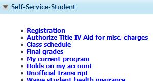 . If displayed, select the desired Transcript Level and Transcript Type. Click on the Submit button.