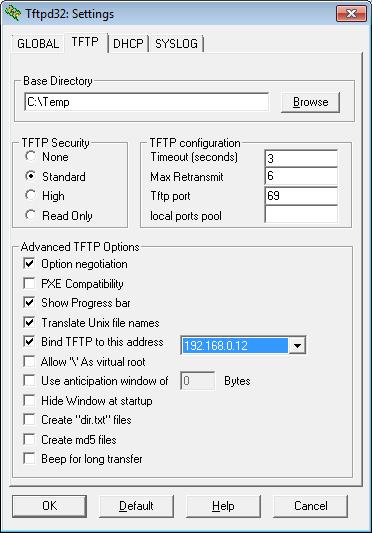 3. Download and store the desired application firmware file into a working folder on your computer (for example, C:\Temp).