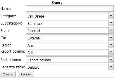 4. Click the arrow next to each option, and configure the following as needed: Configuring the report query selection Configuring the report time period Configuring report email notifications