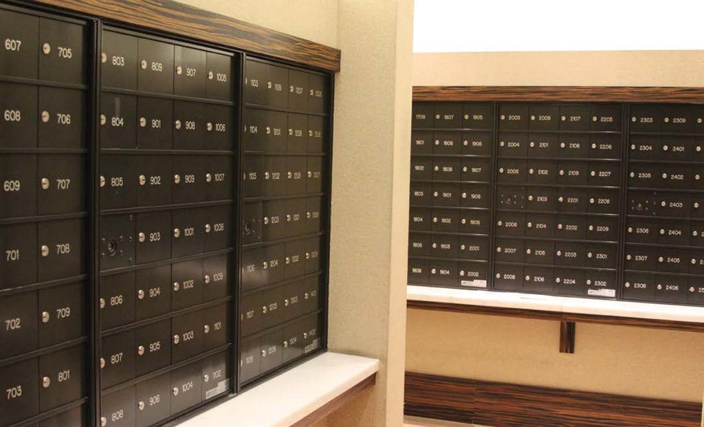 Vertical mailboxes come in five standard sizes and easily slip into the opening vacated by an older box; however, it is highly recommended that existing vertical mailboxes be upgraded to either a CBU