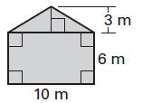 The area of the triangle is 50 square inches. Find the base and height.