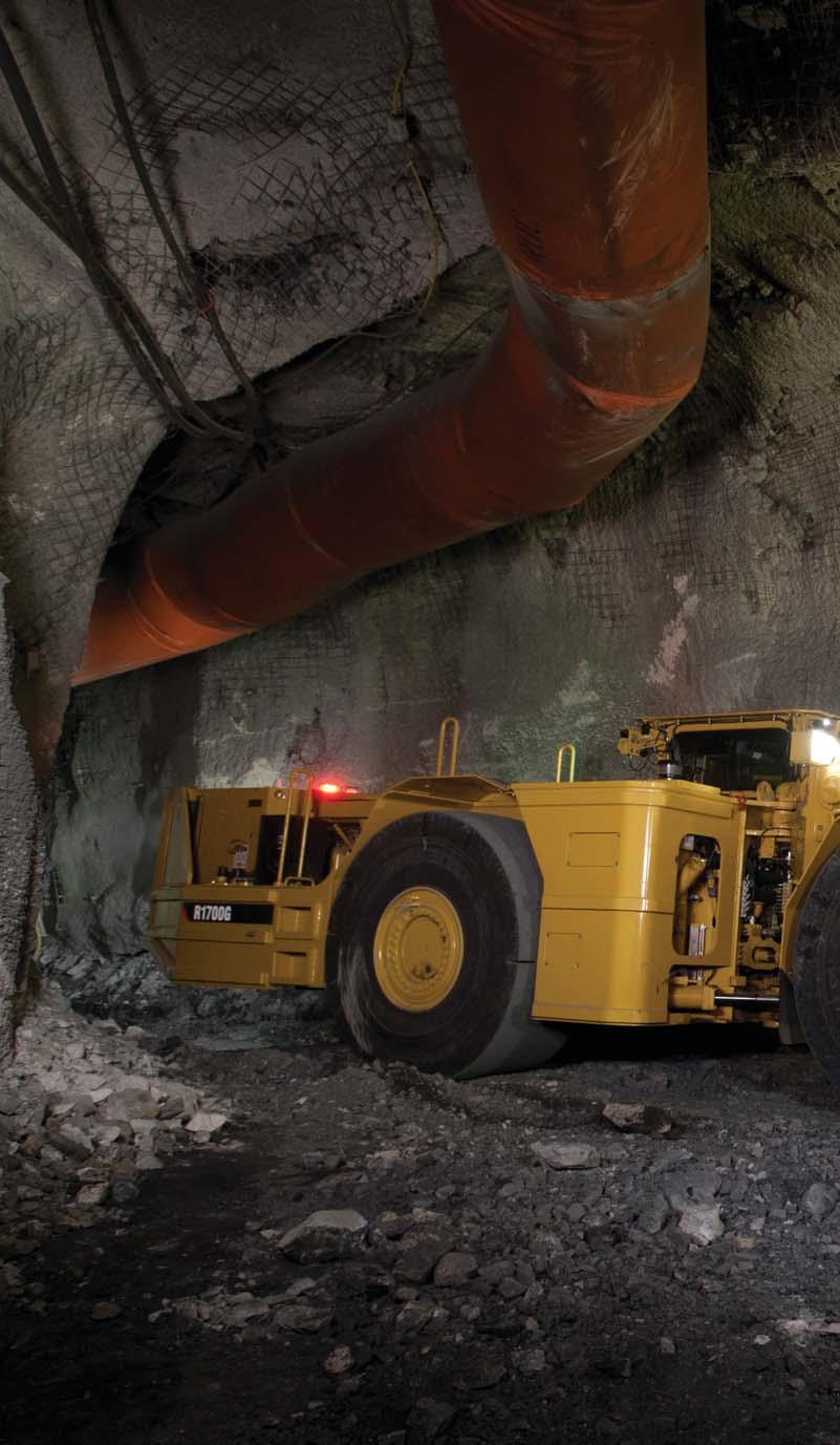 Command for Underground Features Purpose built with rugged reliability offering features targeted for underground mining.