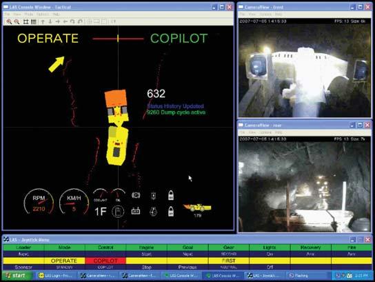 autonomous systems for both surface and underground mobile mining equipment.