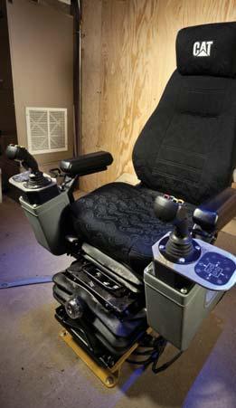 status. The operator station allows machines to be operated from an ergonomically designed seat in a safe control room environment.