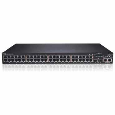 24 Port PoE Basic Networking & Lower Resolution Video Requiring PoE Dell Power Connect 3524P 24 10/100BASE-T Ports 2 SFP+ ports = Fiber Media Support 2 RJ-45 10/100/1000BASE-T Ports (supports