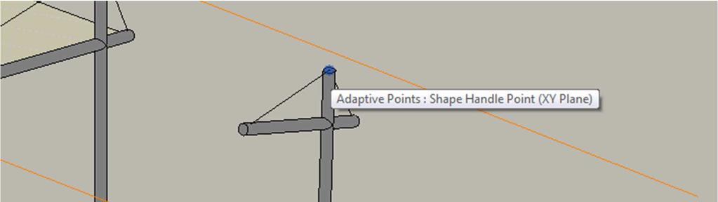 6. Select the Adaptive Point at the top of