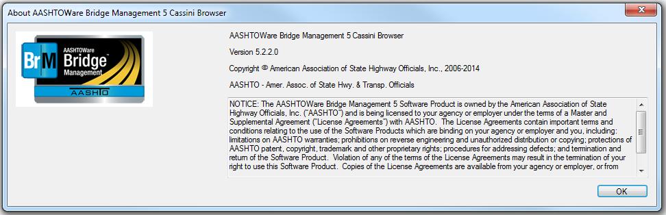 Product Naming Conventions Standard 2.060.05.2S 4.5. AASHTOWare Product Splash Screen The AASHTOWare product splash screen should be used to illustrate product quality and consistency.