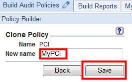 Give the policy a new name, and then click Save.