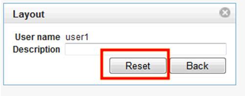 Reset will reset the layout for the user when they log on Now user1 is ready to begin configuring Guardium for PCI monitoring.