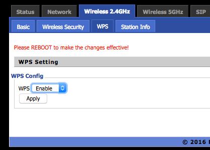 7.4 WPS WPS (Wi-Fi Protected Setup) provides an easy procedure to make a network connection between a wireless station and a wireless access point