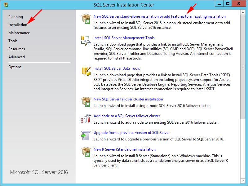 Setting up SQL Server 2016 Standard If you plan to use Veriato Recon/360 with SQL Server Standard, you'll need to install (or connect to a cloud version of) SQL Server and create a database instance
