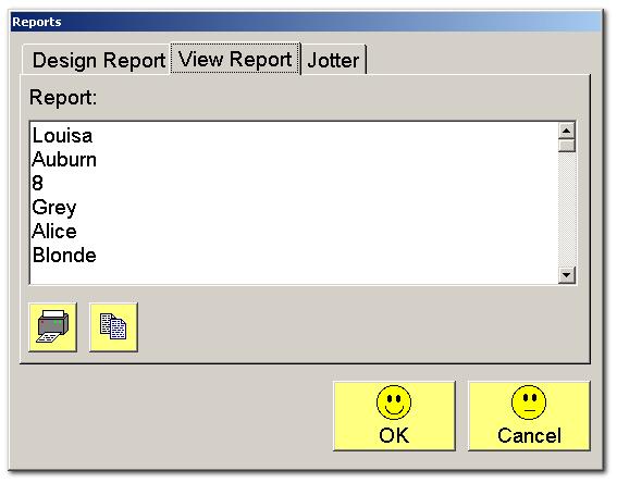 Reporting Information PLEASE NOTE: as you click on the Insert field button, the text output from the database doesn t insert spaces between values, so you might find it easier to read if a space is
