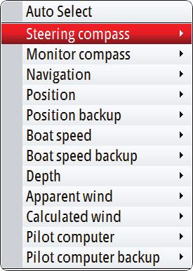 Data can be of different type such as compass data, apparent wind data, calculated wind data, depth data, etc.