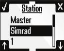 All units included in the master station will be unlocked, and command transfer within the master group will be as in an open system. Units not included in the master station will be locked.