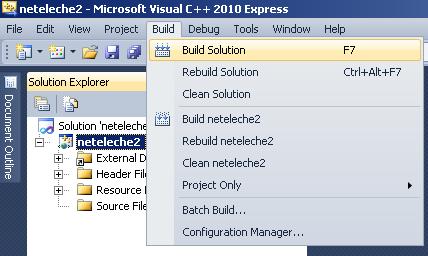 Note: while code is compiling, warning messages may appear depending on which version of Visual Studio you use.