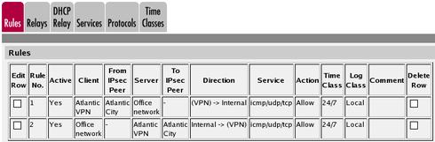 Select the VPN tunnel under From IPsec peer if the Client network is located behind the VPN peer.