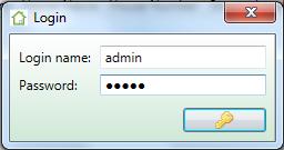 We suggest the administrator logs in first, using the following login details: Username: Password: admin admin After logging in with the details above, the software will ask the user to enter a