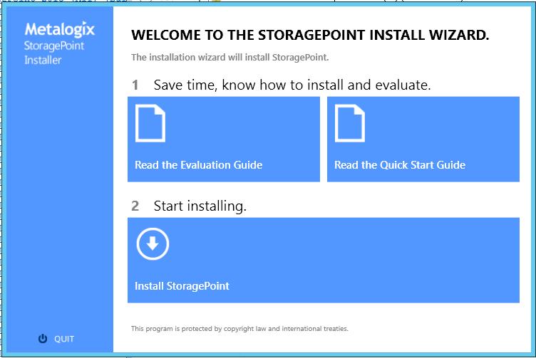 NOTE: StoragePoint must be present to allow for continued management of Large File content through SharePoint.
