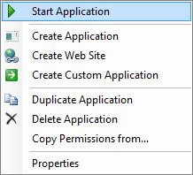 Starting an Application To start any Application, either double click the