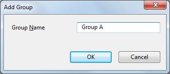 It is also possible to add a group by following.