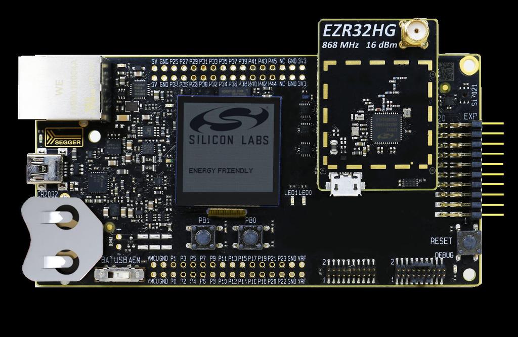 The EZR32LG, EZR32WG, and EZR32HG Wireless MCUs deliver a high-performance, low-energy wireless solution integrated into a small form factor package.