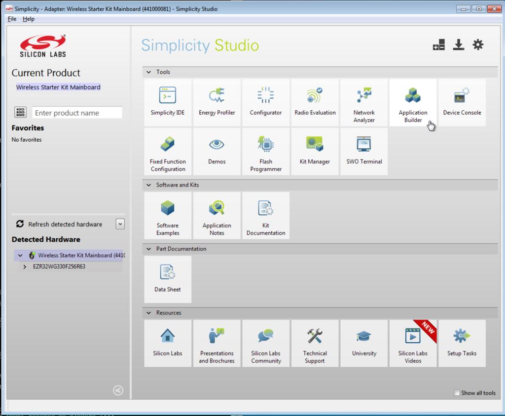 Running Simplicity Studio for the First Time 2. Running Simplicity Studio for the First Time 2.1 Navigation in Simplicity Studio Simplicity Studio is built on the Eclipse platform.