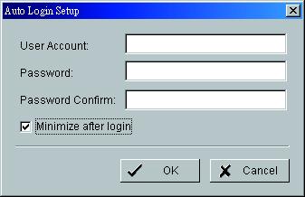 General Startup Main Console: Check to open the Main Console system when windows startup.