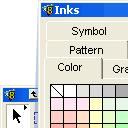 Then, drag the Inks palette from the palette and open the Ink Managers by clicking on