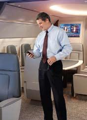 The Convergence of Communications, Entertainment, and Comfort Stay connected with the onboard Wi-Fi Network Seamless connectivity from office to