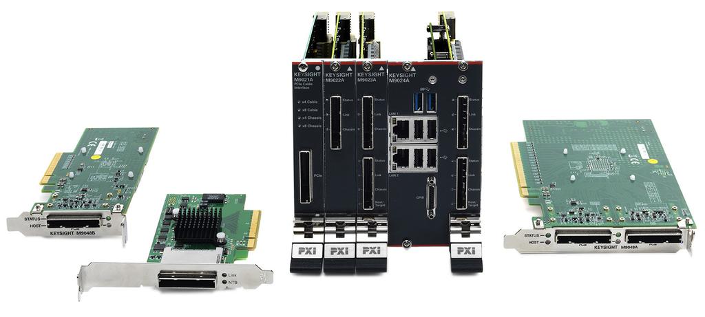 Keysight Technologies Interface Modules and Adapters for PXIe and AXIe Systems Remote PC PCIe Host Desktop Adapters for PXIe