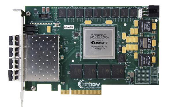 The V5051 & V5052 PCIe cards feature Xilinx Virtex