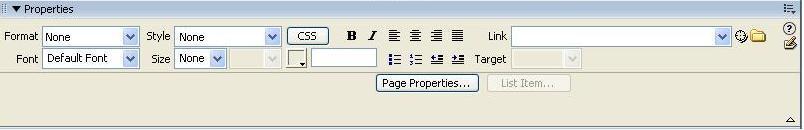 4 Document bar comprises buttons for 3 optional interfaces: - Code only the code is displayed - Design only the design is displayed - Split combination of the two views above 1.