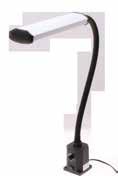 Arm Durable and compact lamp shade with black exterior 10 high intensity energy saving LEDs Cool operating temperature Exceptionally long LED element life (minimum 20,000