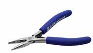 Miniature tapered head with relief for exceptionally fine cutting work ESD Safe Ergonomic Grips for superior comfort Designed to be durable 10825S Cutting Edge Capacity 10825S