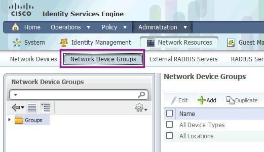 Add Network Devices Overview Any switch or Wireless LAN Controller (WLC) that may be sending RADIUS requests to Cisco ISE to authenticate and authorize network clients should be added to Cisco ISE.