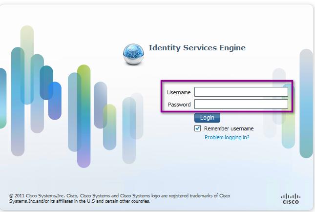 ISE Web GUI Access Overview When you log in to the Cisco ISE web-based interface for the first time, you will be using the preinstalled evaluation license.