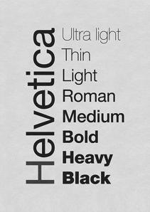 Helvetica typeface,