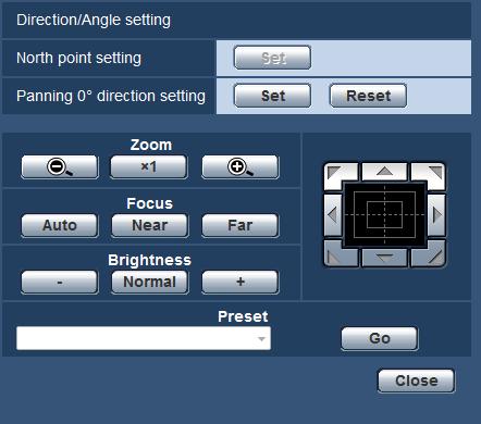 27.Addition of " "Panning 0 direction setting" ( Operating Instructions Configure the settings relating to images and audio [Image/Audio] - Configure the settings relating to images and the preset