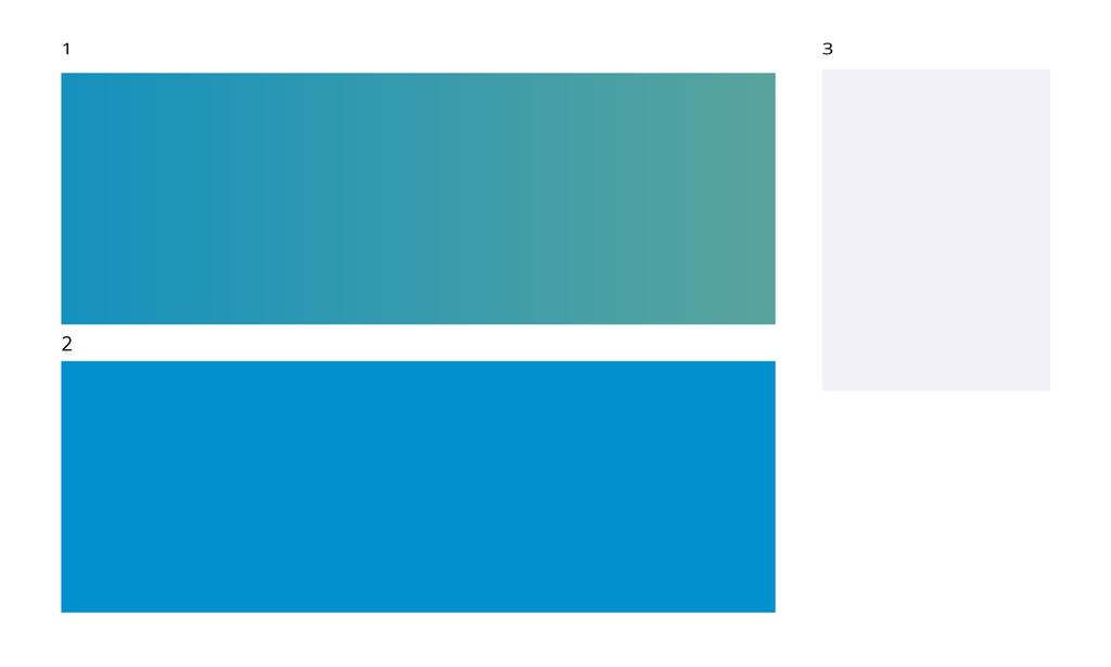 03Colour Usage Palette RGB/HEX/CMYK 1. The Gradient used for the hero section on the home page. 2.