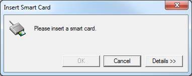 After you finish If you remove the smart card from the smart card reader, or a smart card is not inserted, the web browser displays a notification.