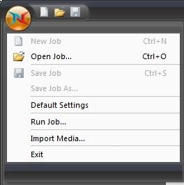 viously run jobs. The Device tab provides a means to configure and view backup devices. The Status tab give you a method to view the progress of the currently running job.