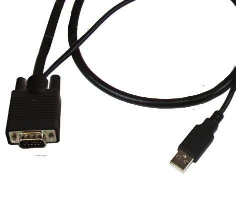 Connect your VGA monitor, keyboard and mouse
