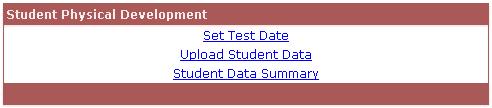 3) Enter Test Date for each class and then click [Save]. 4) Select the checkbox(es) next to the appropriate class(es) and then click [Export Student List].