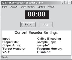 dspic DSC Speex Speech Encoding/Decoding Library Part Number: SW300070 The dspic Digital Signal Controller (DSC) Speex Speech Encoding/ Decoding Library performs toll-quality voice compression and